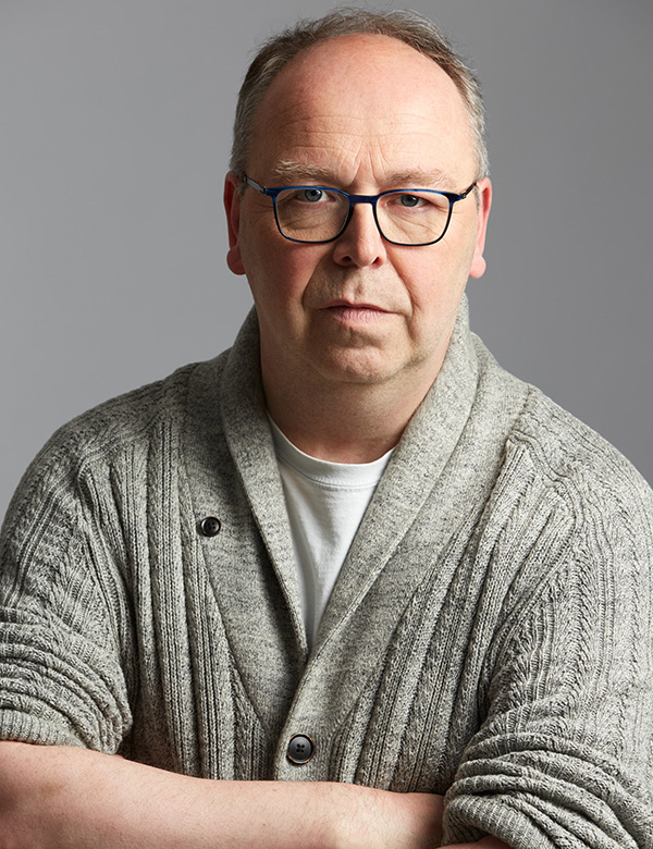 Mannelijk model en acteur Wilco O.
