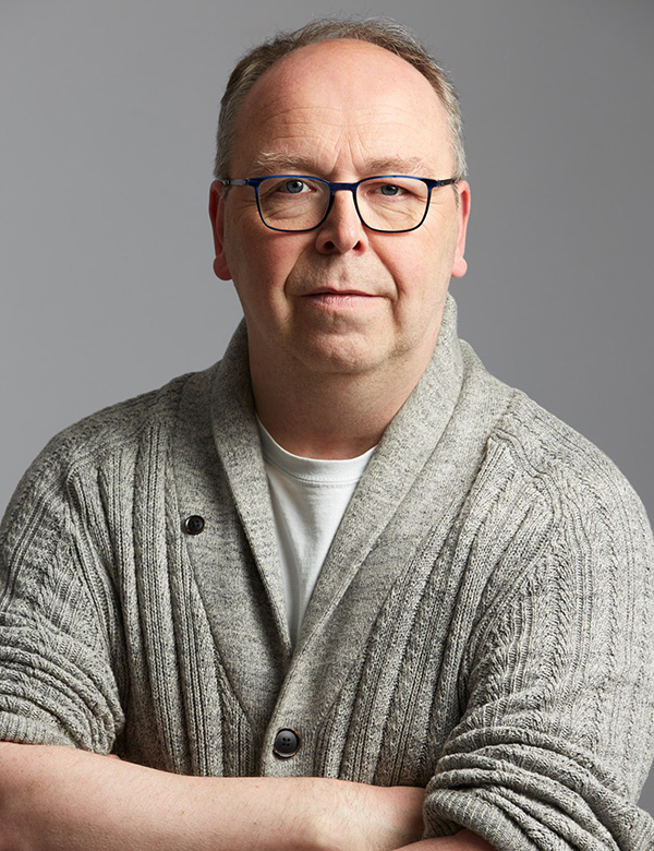 Mannelijk model en acteur Wilco O.