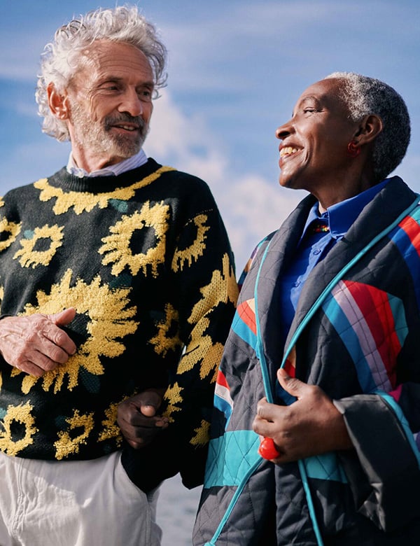 mannelijk model met grijs haar Willem Daa.