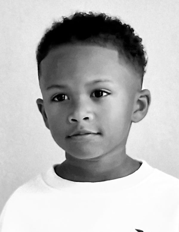 Kindermodel met donker haar xavior