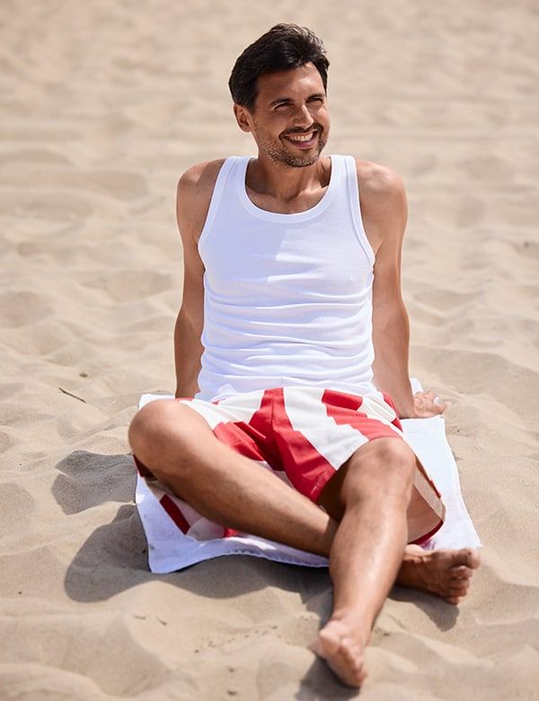 Mannelijk model met bruin haar Yannick