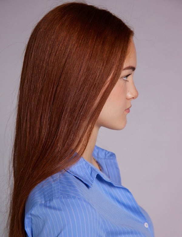 kindermodel met rood haar Ylse