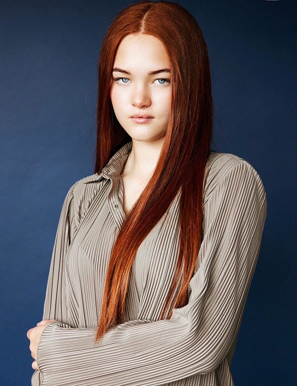 kindermodel met rood haar Ylse