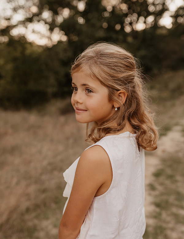 Kindermodel blond haar Zoë