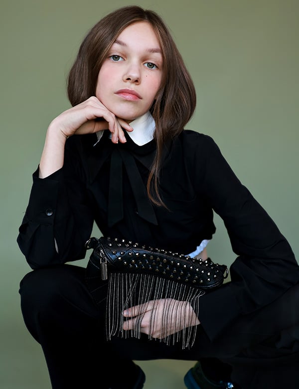 kindmodel bruin haar Anna-lisa