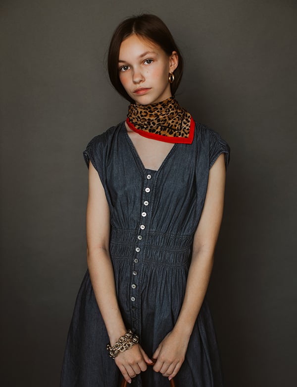 kindmodel bruin haar Anna-lisa