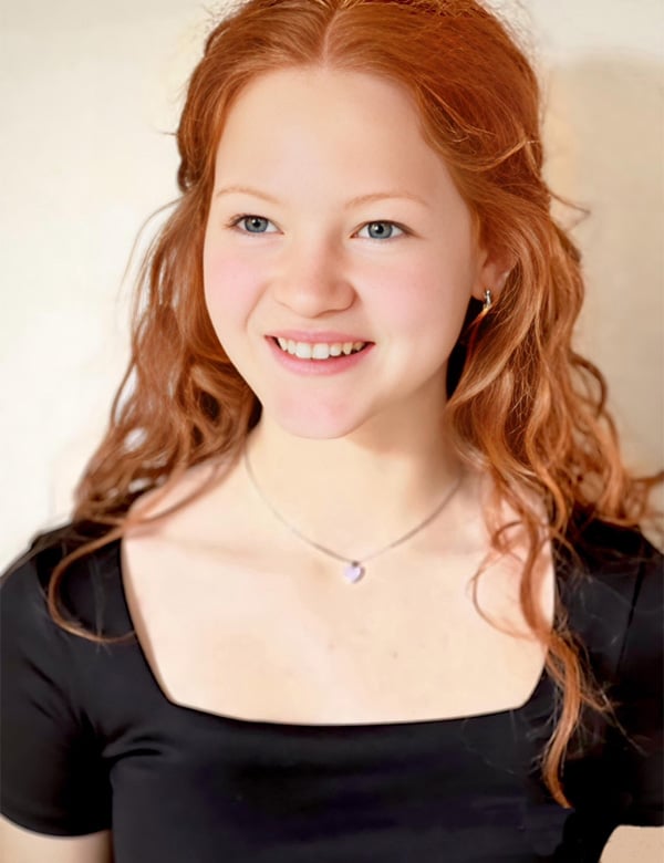 kindermodel met rood haar Ylse