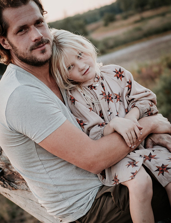Modellen gezin familie Schoone