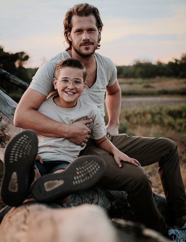 Modellen gezin familie Schoone