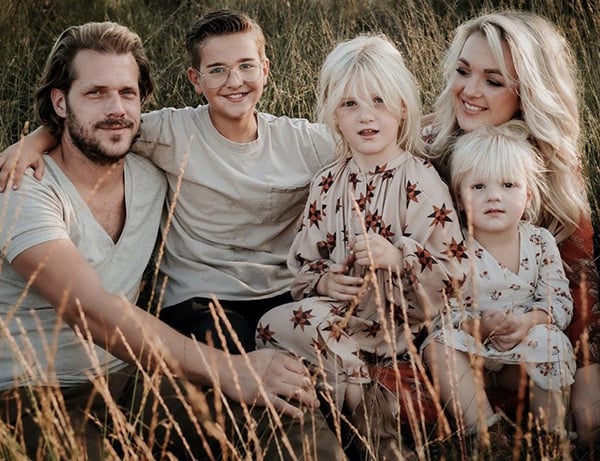 Modellen gezin familie Schoone