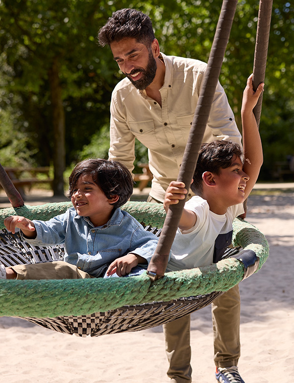 Modellen gezin familie Siddique