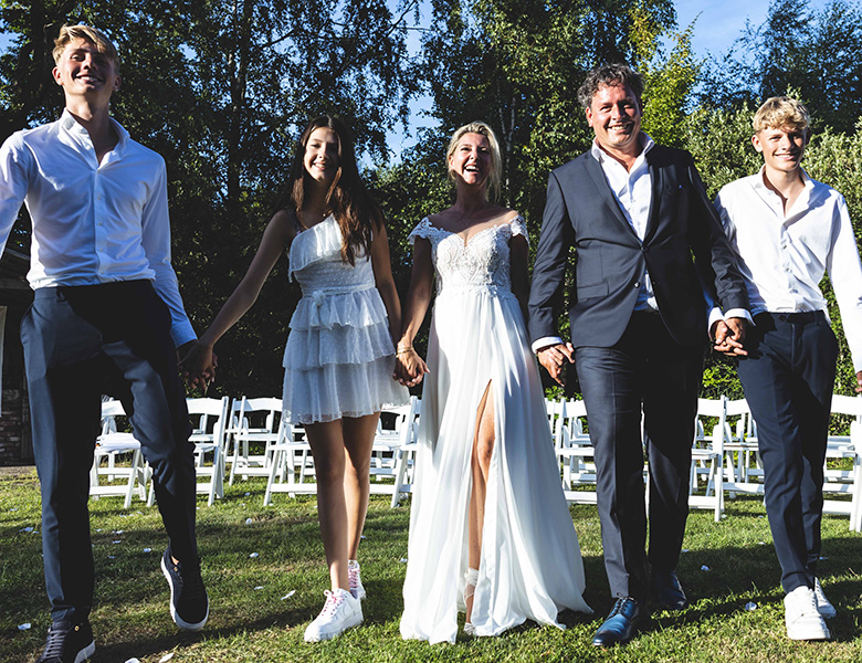 Modellen gezin familie van den boer