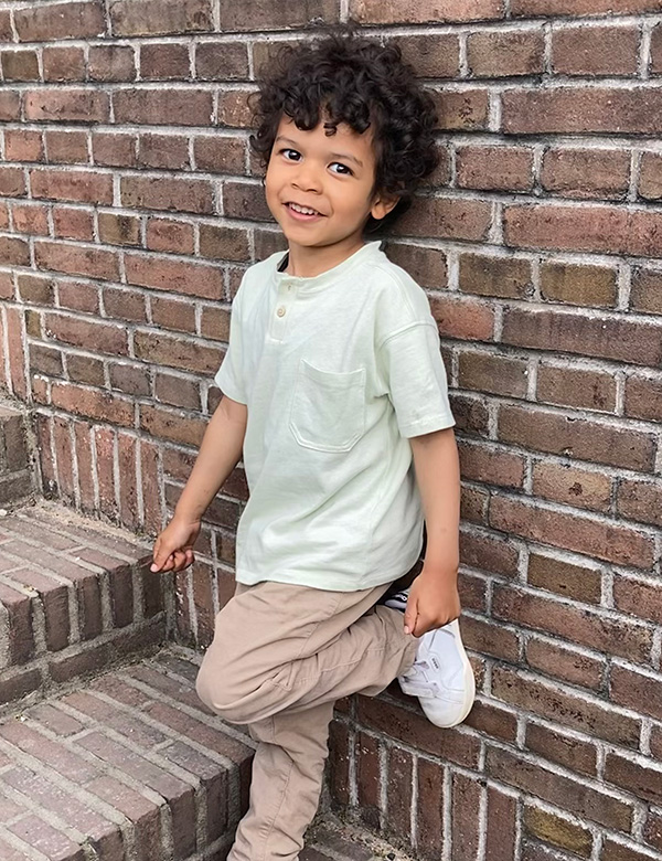 Kindermodel donker haar Lyon