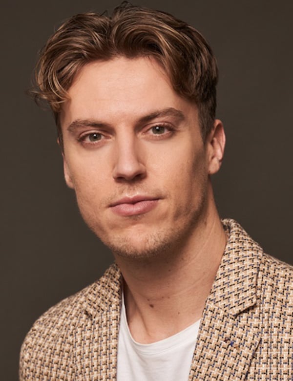 Heren model donker blond haar
