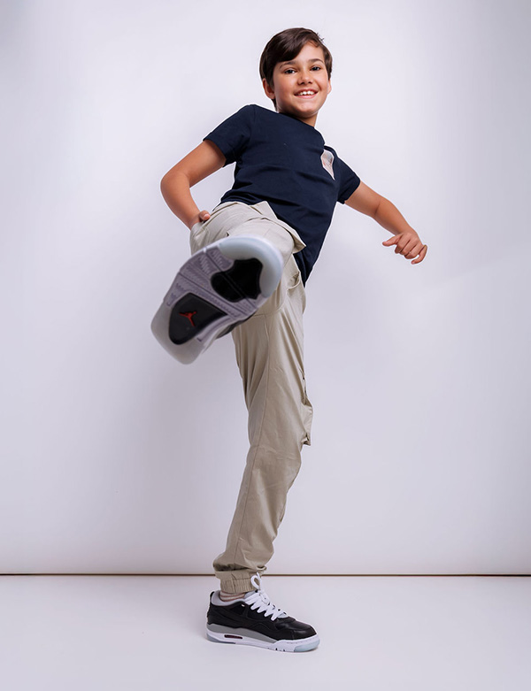 Kindermodel met bruin haar Vinz N.
