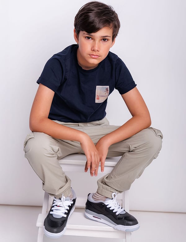 Kindermodel met bruin haar Vinz N.