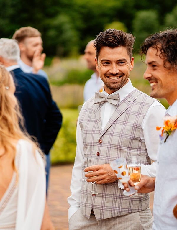 Mannelijk model met kort bruin haar Andries