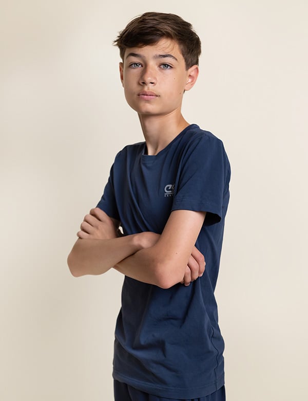 Kindermodel met bruin haar Sam