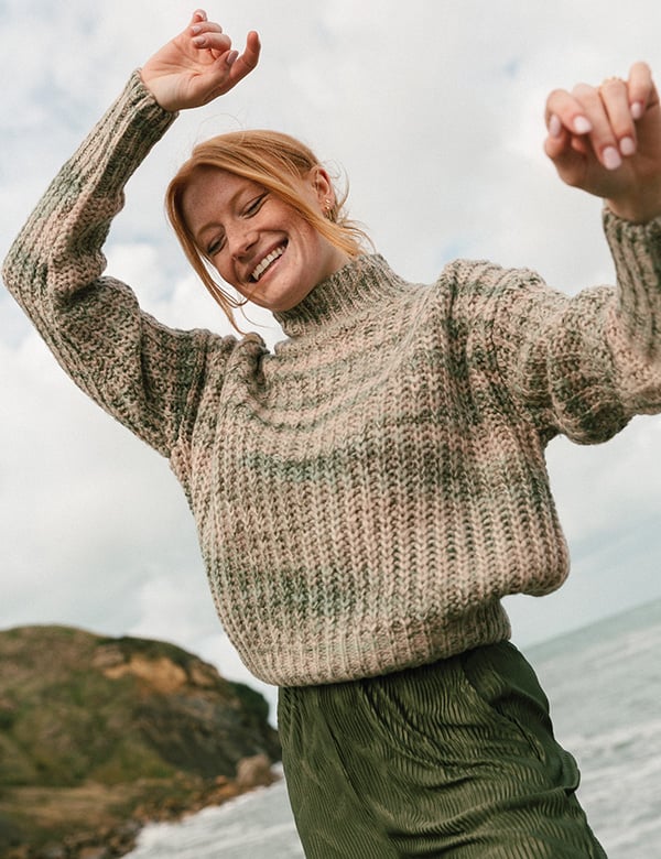 Vrouwelijk model met rood haar Axelle