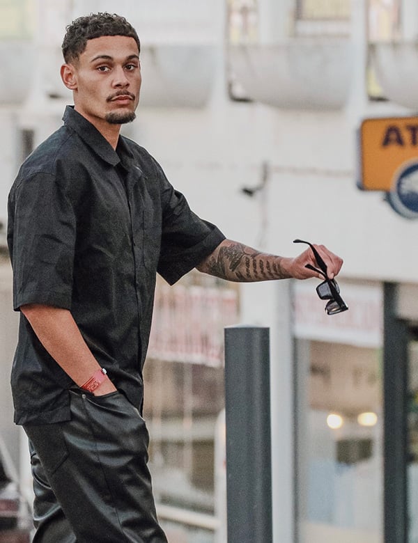 Mannelijk model kort haar Jarëll