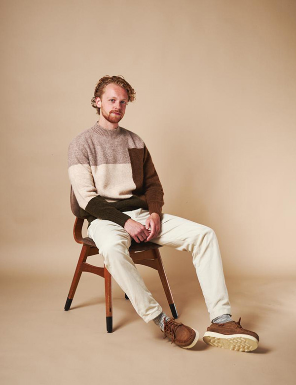 Mannelijk model rood haar Joep
