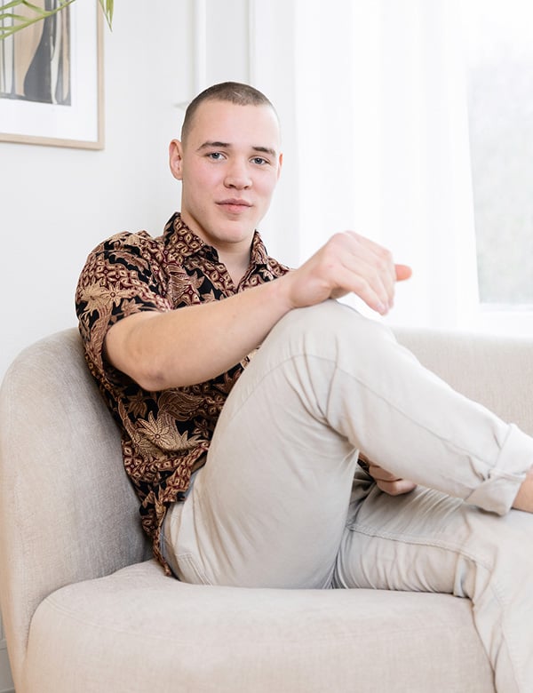 Mannelijk model Luuk N.