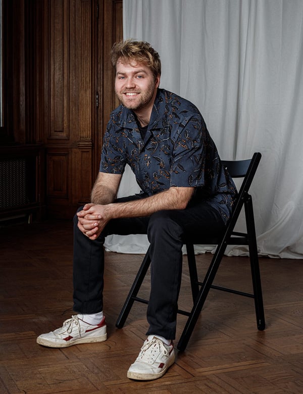 Mannelijk model kort haar Sem