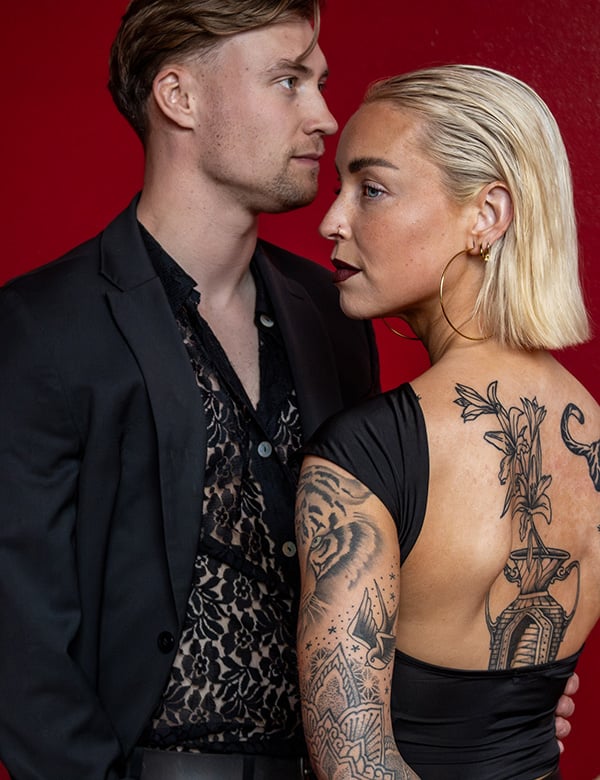 Mannelijk model met donkerblond haar Tijmen NI.