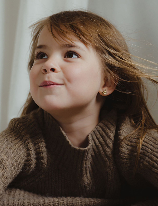 Kindermodel bruin haar Bobbi-Jo