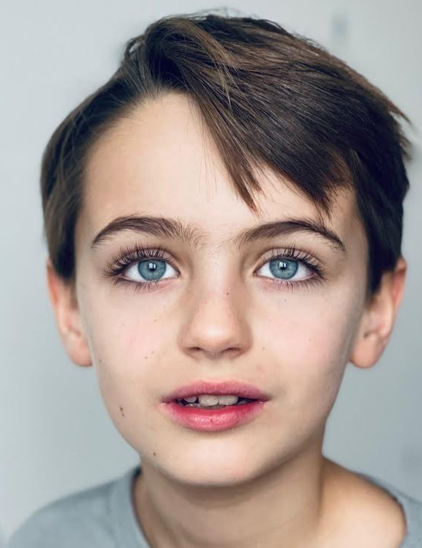 Kindermodel met bruin haar Noah K.