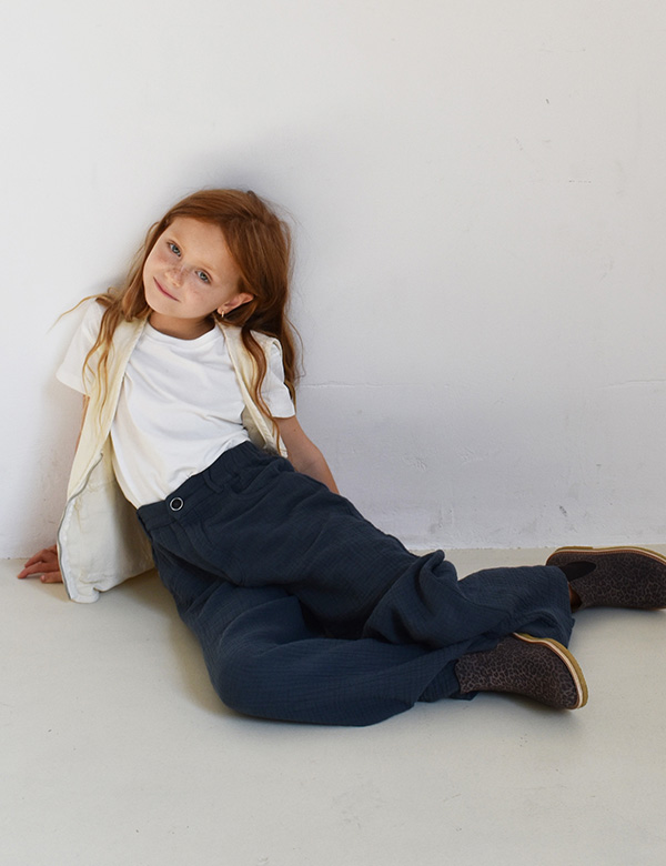 Kindermodel met lang rossig haar Ula N.