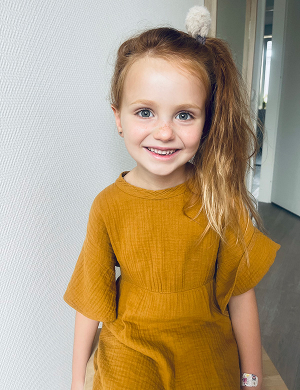 Kindermodel lang haar Ula