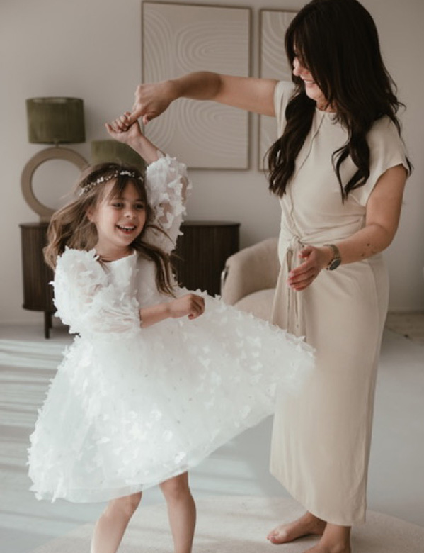Kindermodel met bruin haar Bobbi-Jo