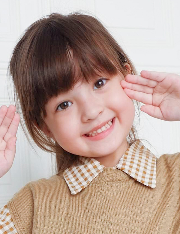 Kindermodel bruin haar chloe o.