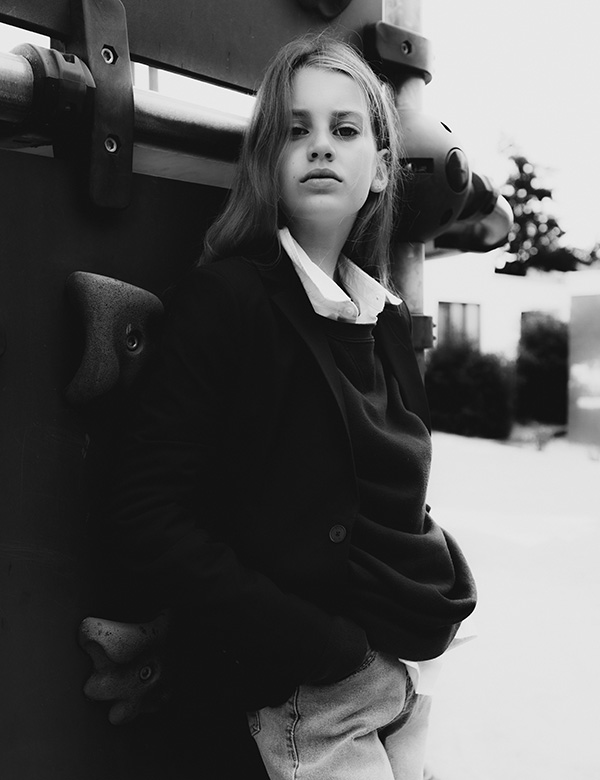 Kindermodel blond haar Lizzie