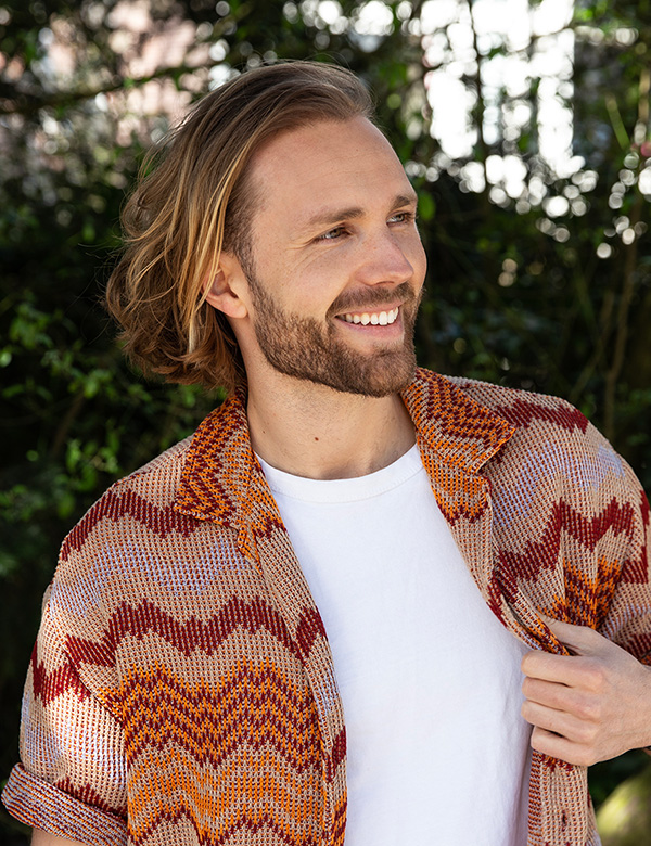 Mannelijk model blond haar Marijn L.