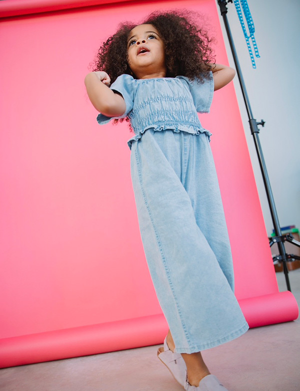 Kindermodel bruin haar Noëlly