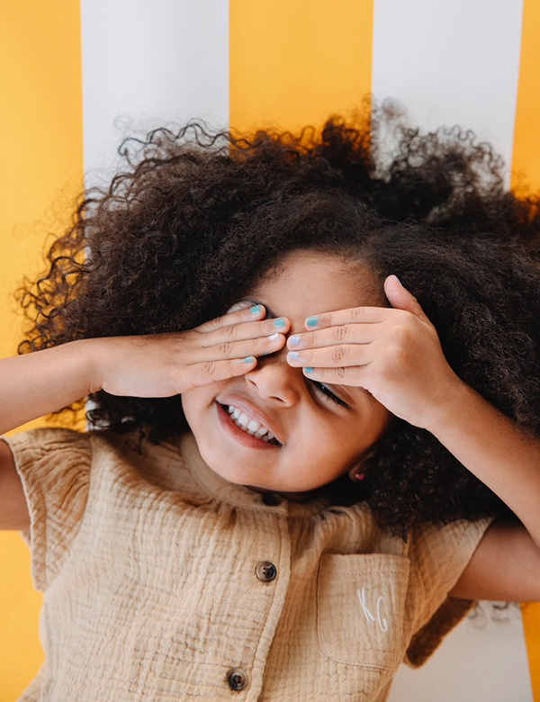 Kindermodel bruin haar Noëlly