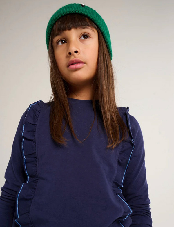 Kindermodel bruin haar Olivia Suzanne