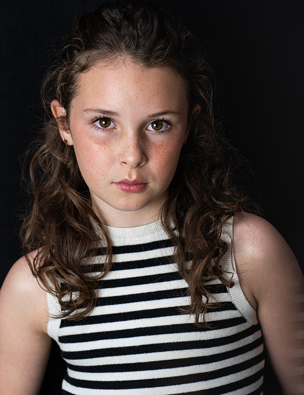 Kindermodel bruin haar Pip