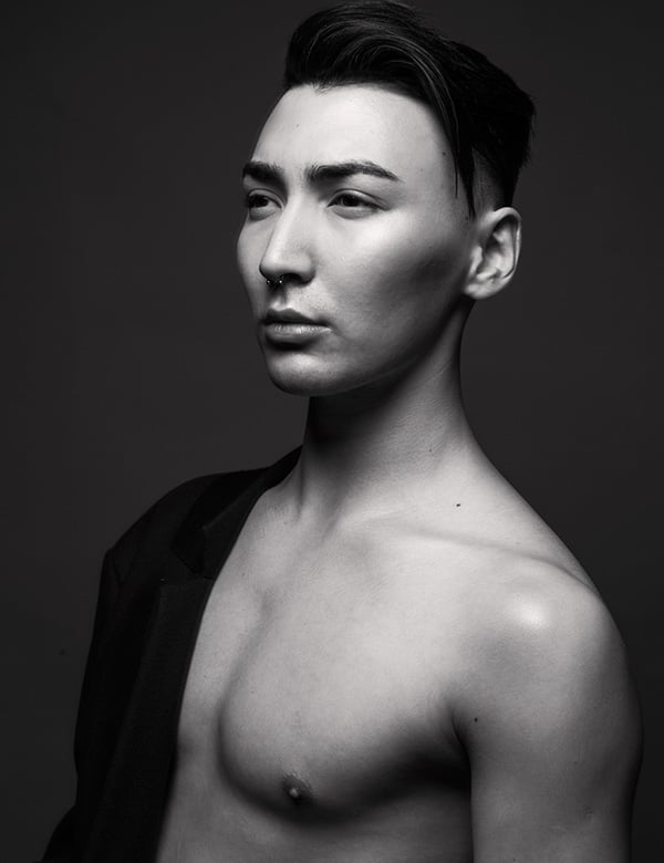 Mannelijk model kort haar Arthur