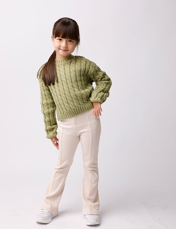 Kindermodel bruin haar Chloe