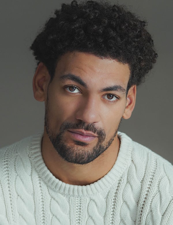 Mannelijk model krullen daar Denzel