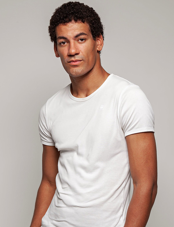 Mannelijk model krullen daar Denzel