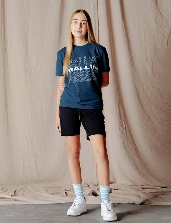 Tienermodel blond haar Katja