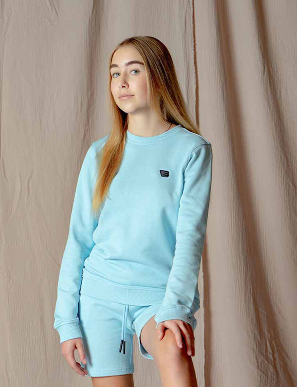 Tienermodel blond haar Katja