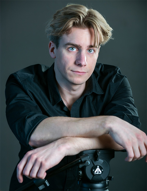 Mannelijk model met blond haar Keije V.