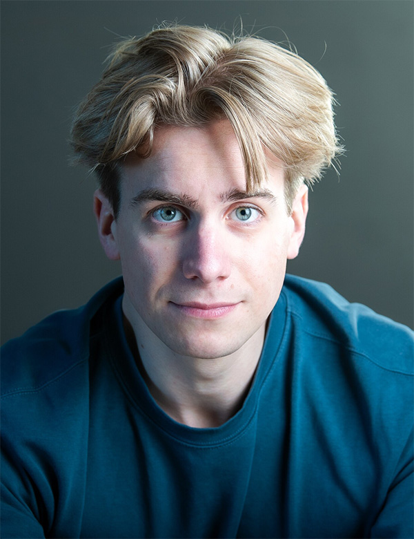 Mannelijk model met blond haar Keije V.