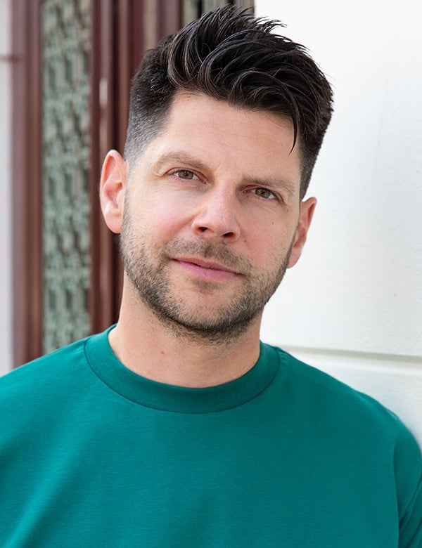 Mannelijk model kort haar Maarten