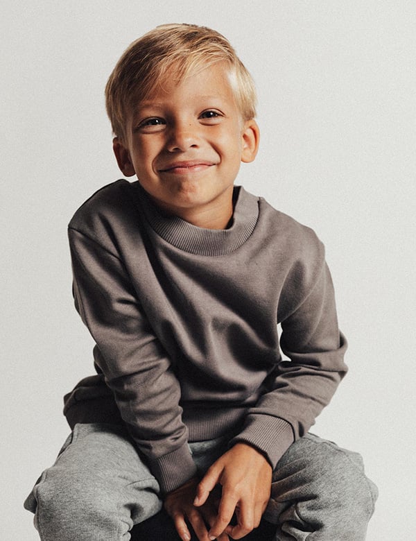 Kindermodel met blond haar Morris P.